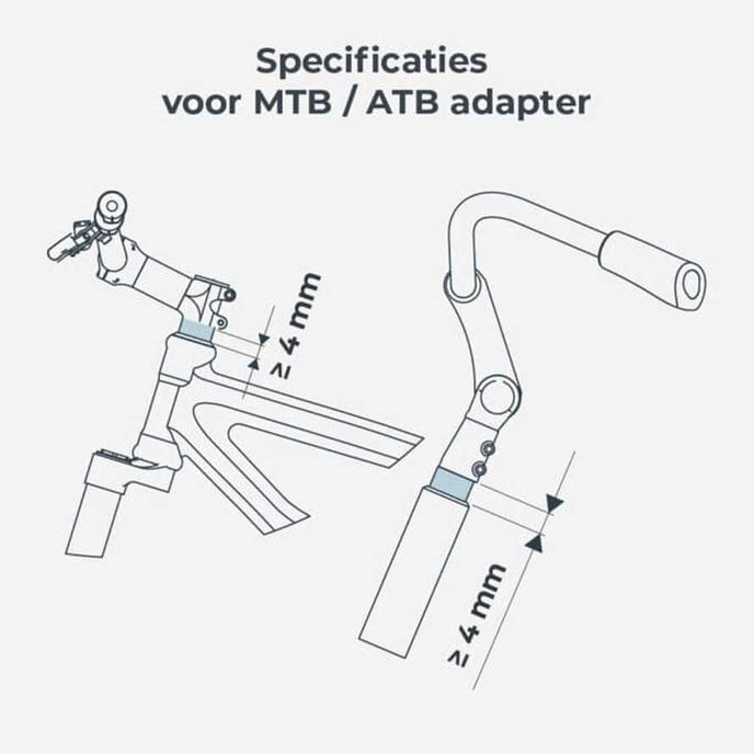 Scaun din față Ta-ke cu adaptor MTB/ATB