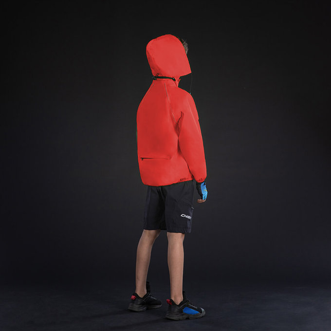 Geaca de ploaie rosie pentru copii