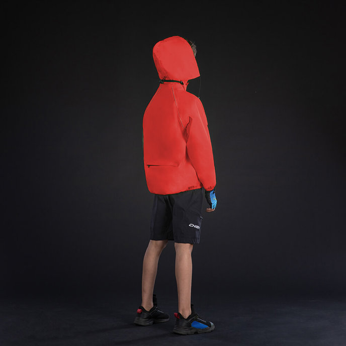 Geaca de ploaie rosie pentru copii