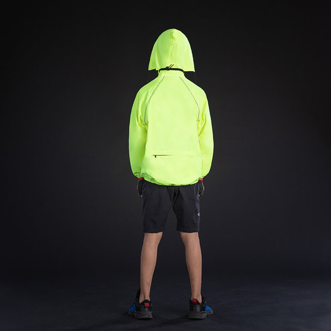 Pelernă de ploaie pentru copii galben neon