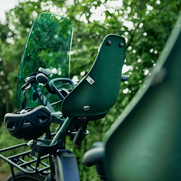 Scaun fata bicicletei BIO cu adaptor