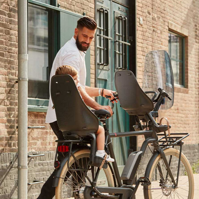 Scaunul din spate Ta-ke cu adaptor pentru suport pentru biciclete