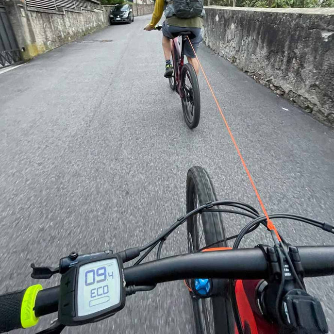 Cablul de remorcare pentru biciclete