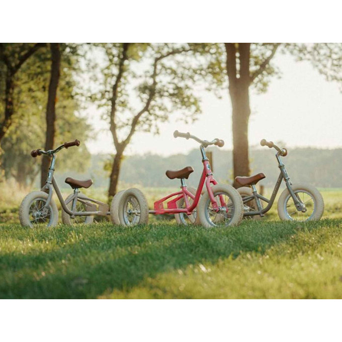 Accesorii pentru bicicleta fără pedale transformabilă în tricicletă