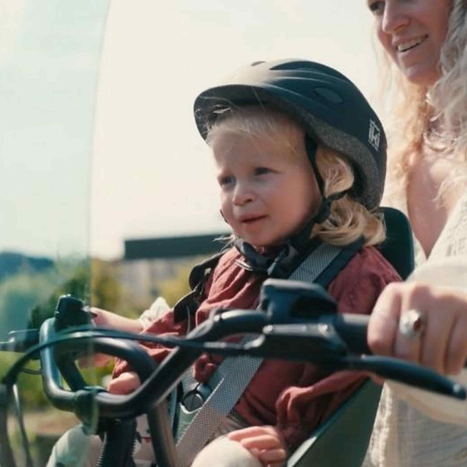 Scaun fata bicicletei BIO cu adaptor