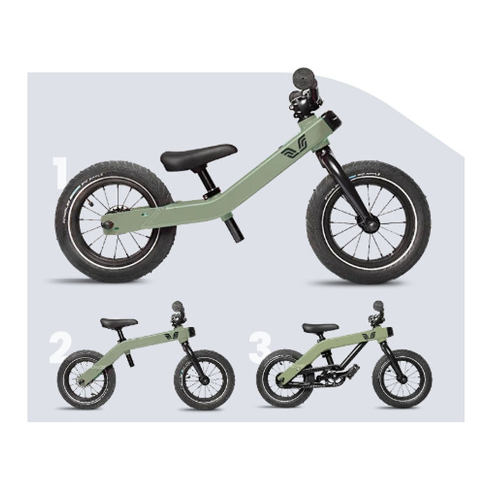 Bicicletă de echilibru 3 în 1 pentru copii cu vârsta cuprinsă între 1 și 5 ani