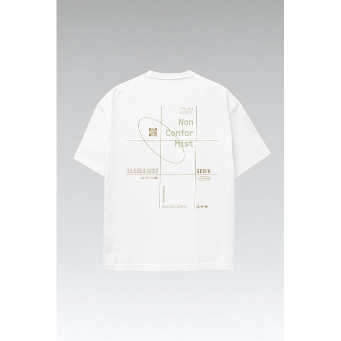 GOBIK tricou OVER RIDE UNISEX WHITE