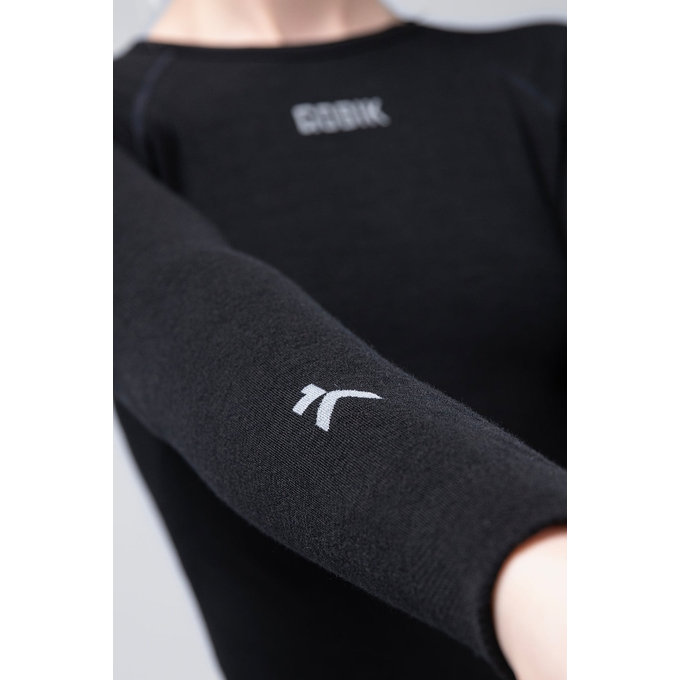 GOBIK tricou de iarnă MERINO WOMEN COAL