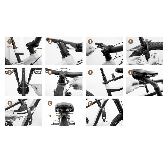 Scaun pentru copii MTB Shotgun Pro