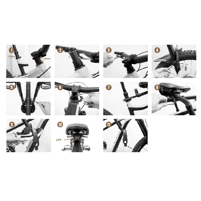 Scaun pentru copii MTB Shotgun Pro