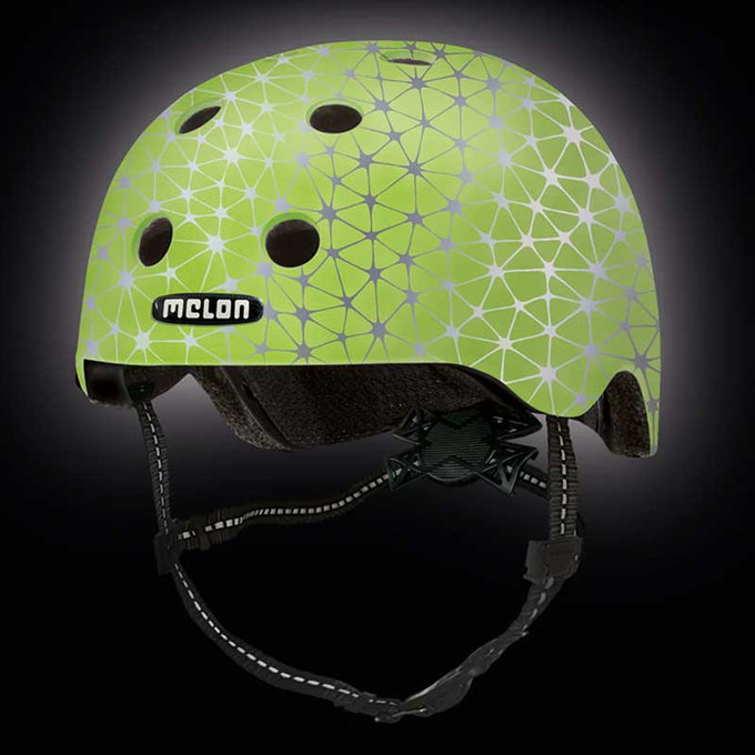 Cască reflectorizantă Toddler Magic Verde