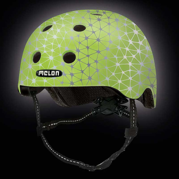 Cască reflectorizantă Toddler Magic Verde