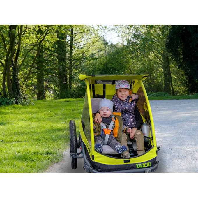 TaXXi Elite 2 Remorcă bicicletă galbenă