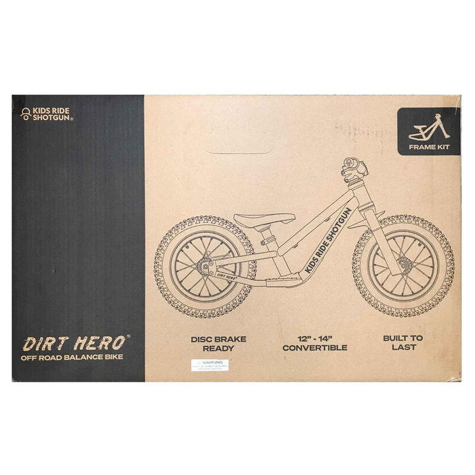 Cadru pentru bicicletă fără pedaleDirt Hero 12"-14"