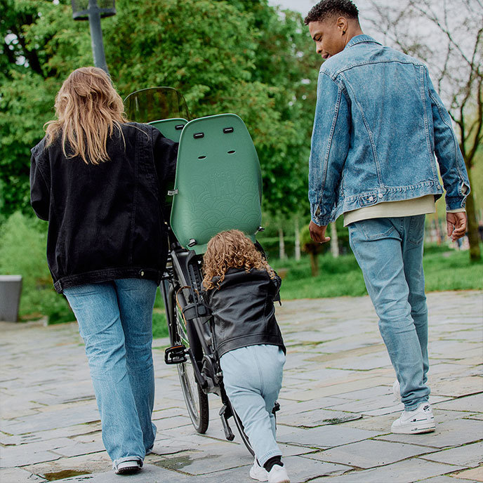 Scaun spate pentru bicicleta cu adaptor pentru suport