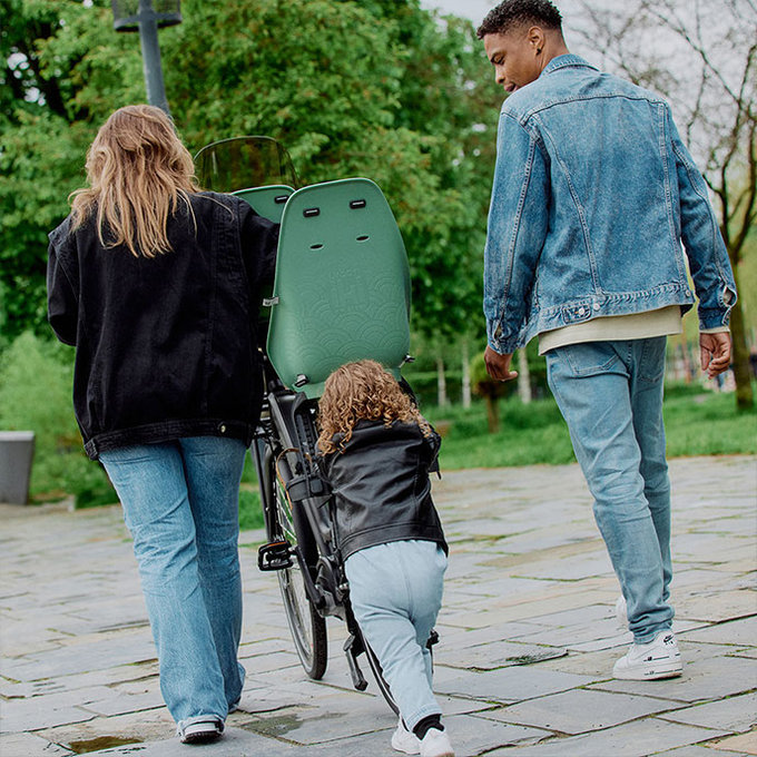 Scaun spate pentru bicicletă cu adaptor și suport pentru cadru SET