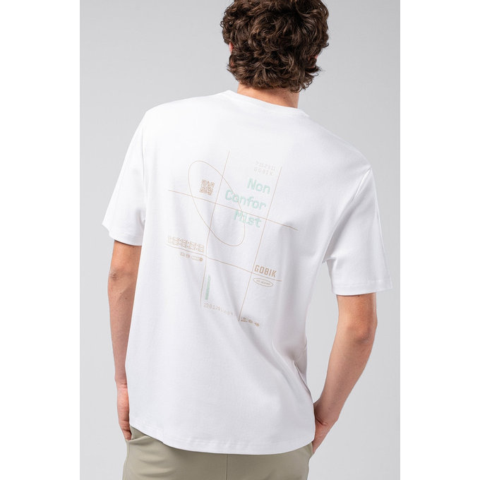 GOBIK tricou OVER RIDE UNISEX WHITE