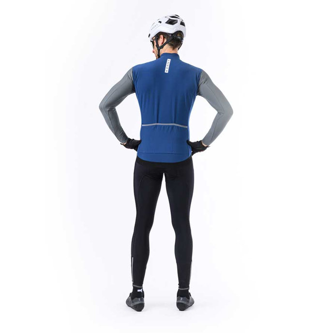 Tricou pentru ciclism de iarnă ESCAPE Petrol