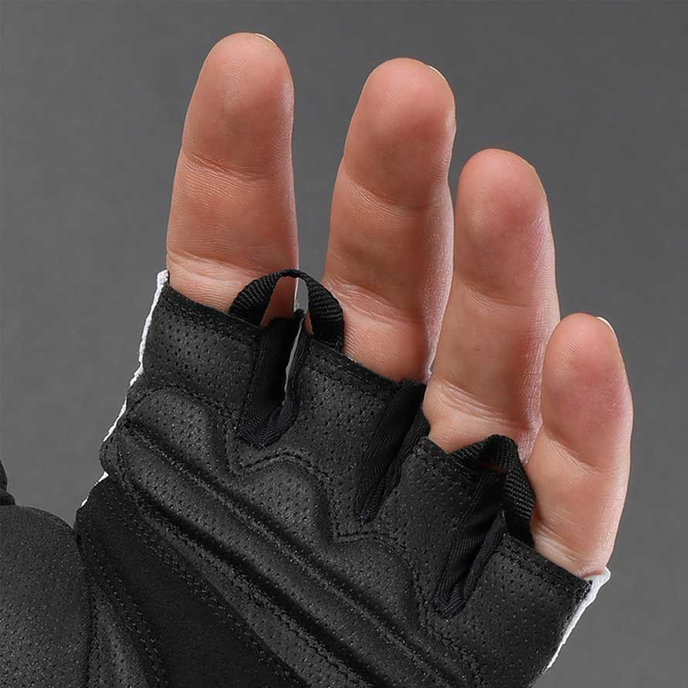 Mănuși ciclism adulți BioXCell Road albe