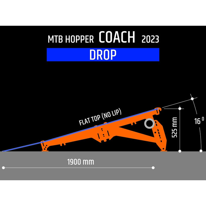 Rampă de sărituri portabilă COACH