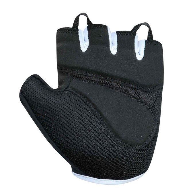 Mănuși ciclism Lady Gel negru/alb