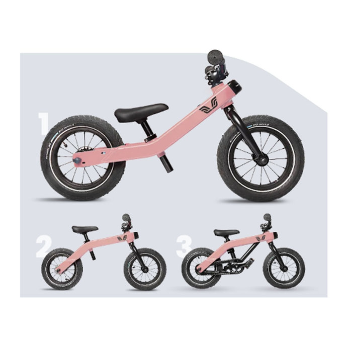 Bicicletă de echilibru 3 în 1 pentru copii cu vârsta cuprinsă între 1 și 5 ani