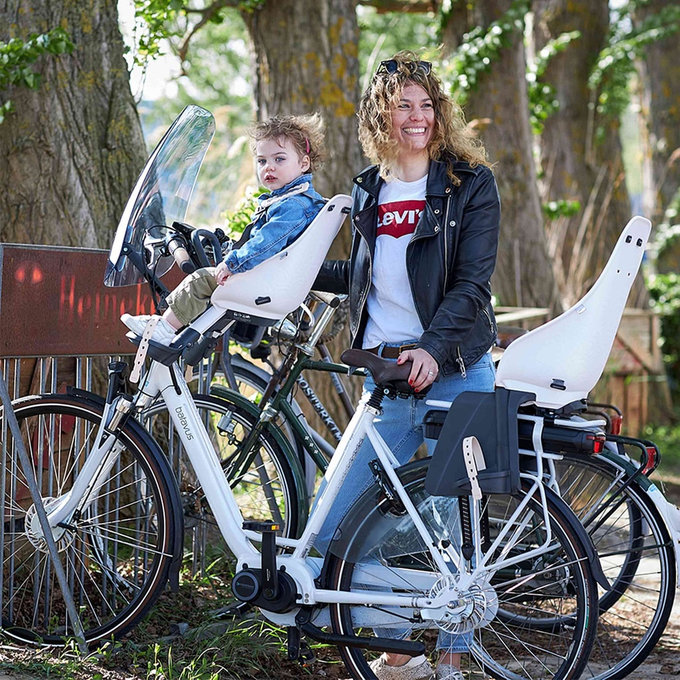 Scaun spate pentru bicicletă cu adaptor și suport pentru cadru SET