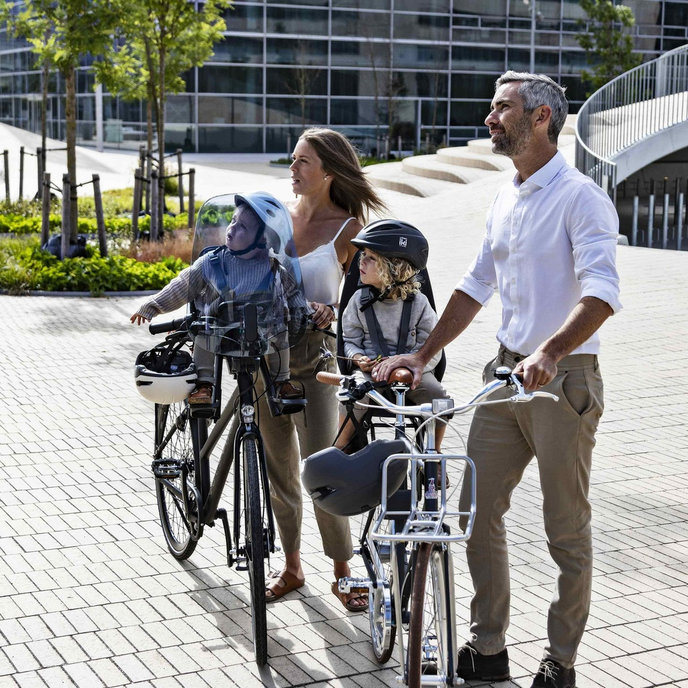 Scaun fata pentru bicicleta cu adaptor