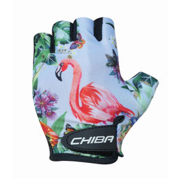 Mănuși ciclism pentru copii COOL KIDS Flamingo