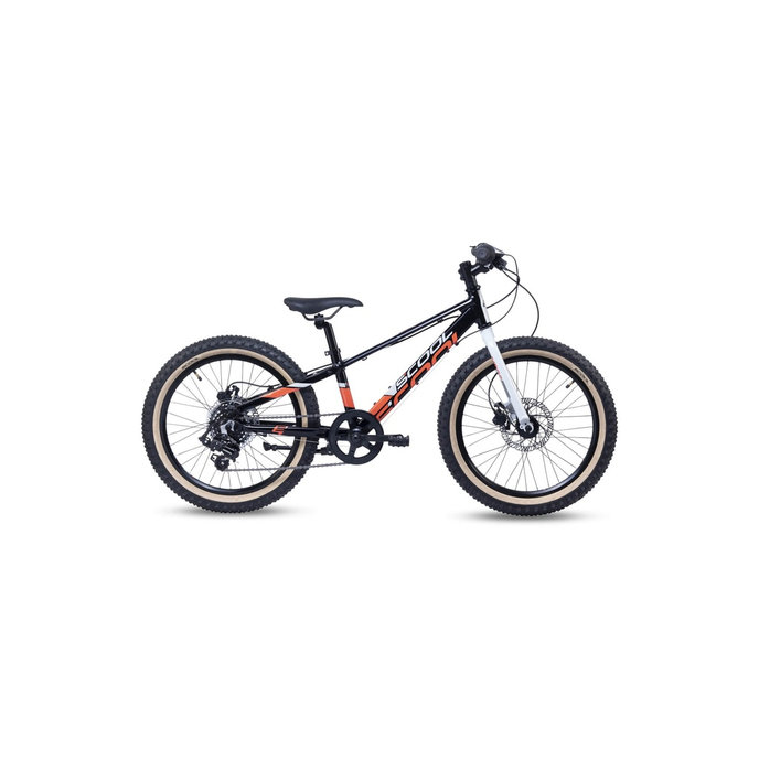 Xroc disc 20 Bicicletă pentru copii negru/alb/portocaliu