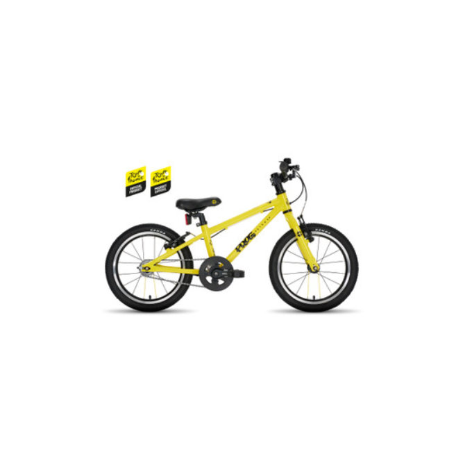 Bicicleta pentru copii Frog 44 16'' galben Turul Frantei