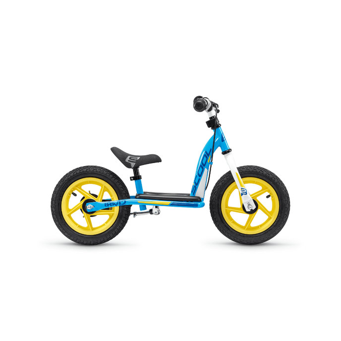 Bicicletă fără pedale pedeX easy 12 albastru/galben