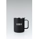 GOBIK cană metalică BLACK MUGEN 350 ml
