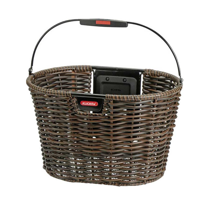 STRUCTURA OVAL coș ghidon din răchită maro