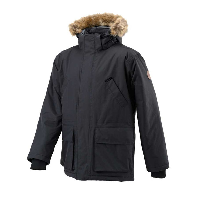 Jachetă parka neagră