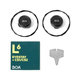 Sistem de șireturi BOA® L6 de schimb 2 buc L+R